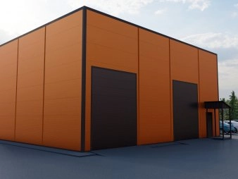 Склад-ангар из сэндвич-панелей