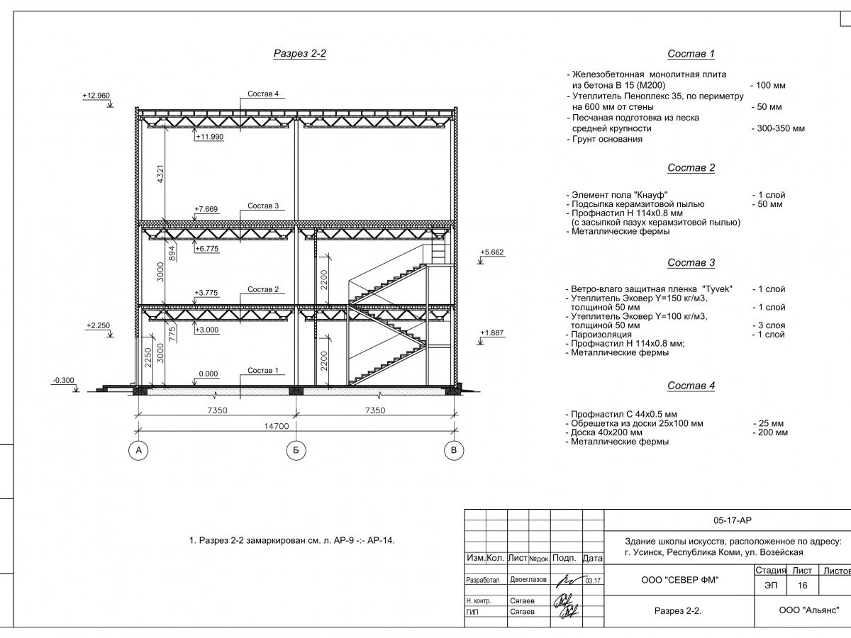 Планировка Школа искусств из сэндвич-панелей -  фото 11
