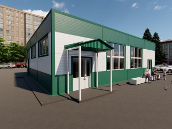 Магазин из сэндвич-панелей